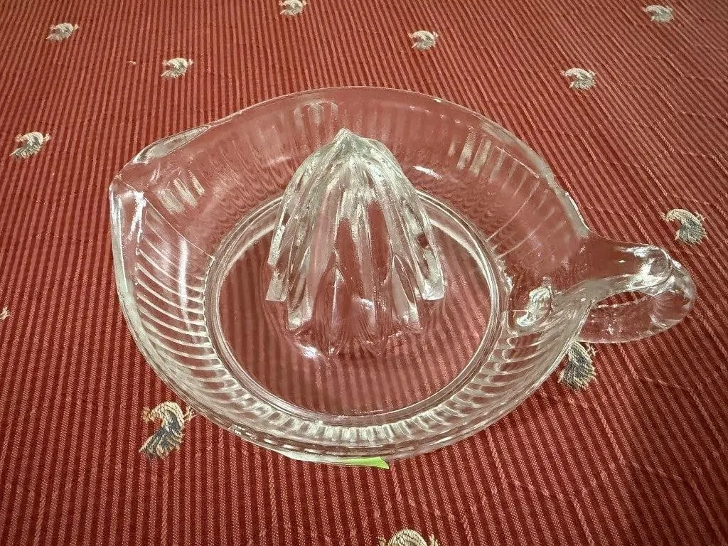 Vintage glass juicer