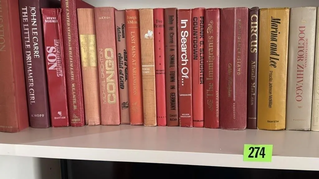 Vintage hardback book collection