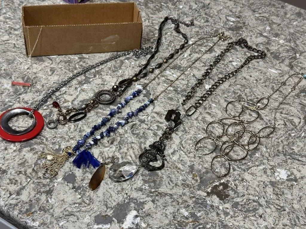 Costume jewelry necklaces