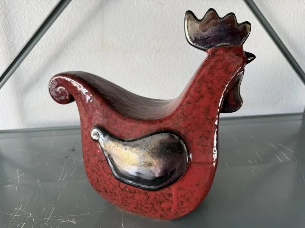 Ceramic chicken