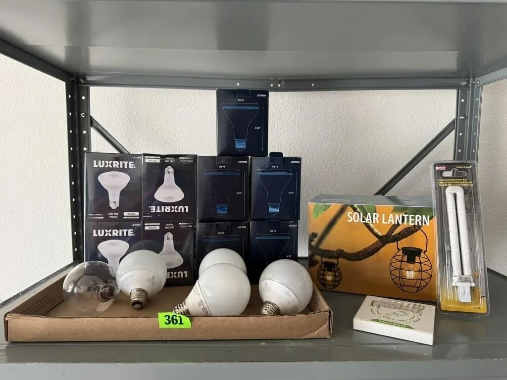 Solar lanterns, lightbulbs