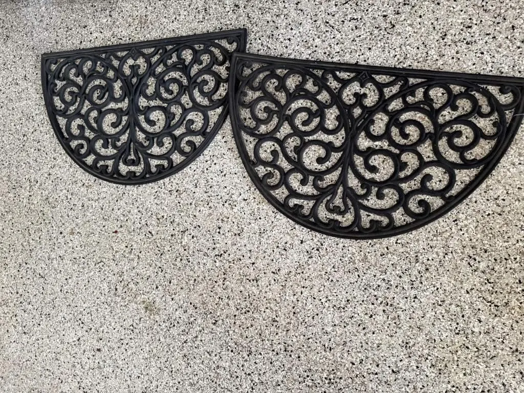 Rubber door mats (2)