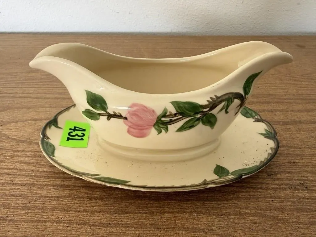 Franciscan Desert Rose Earthenware gravy boat
