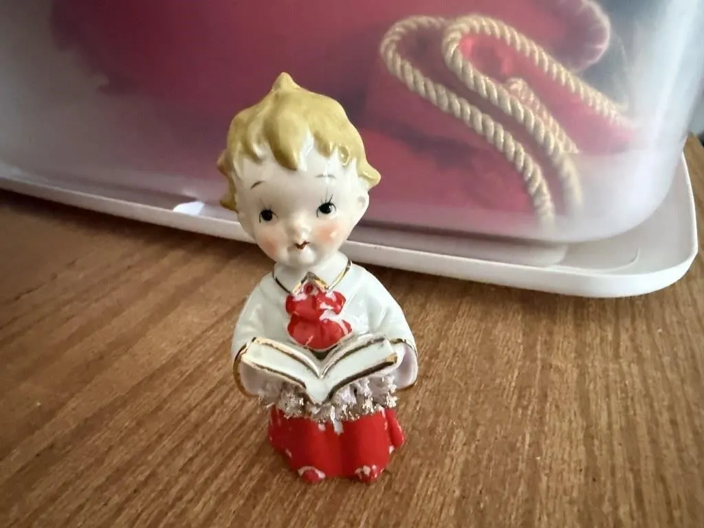 Vintage choir boy collectible