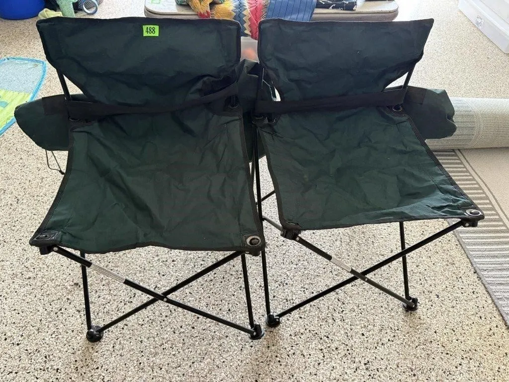 Armless bag chairs (2)