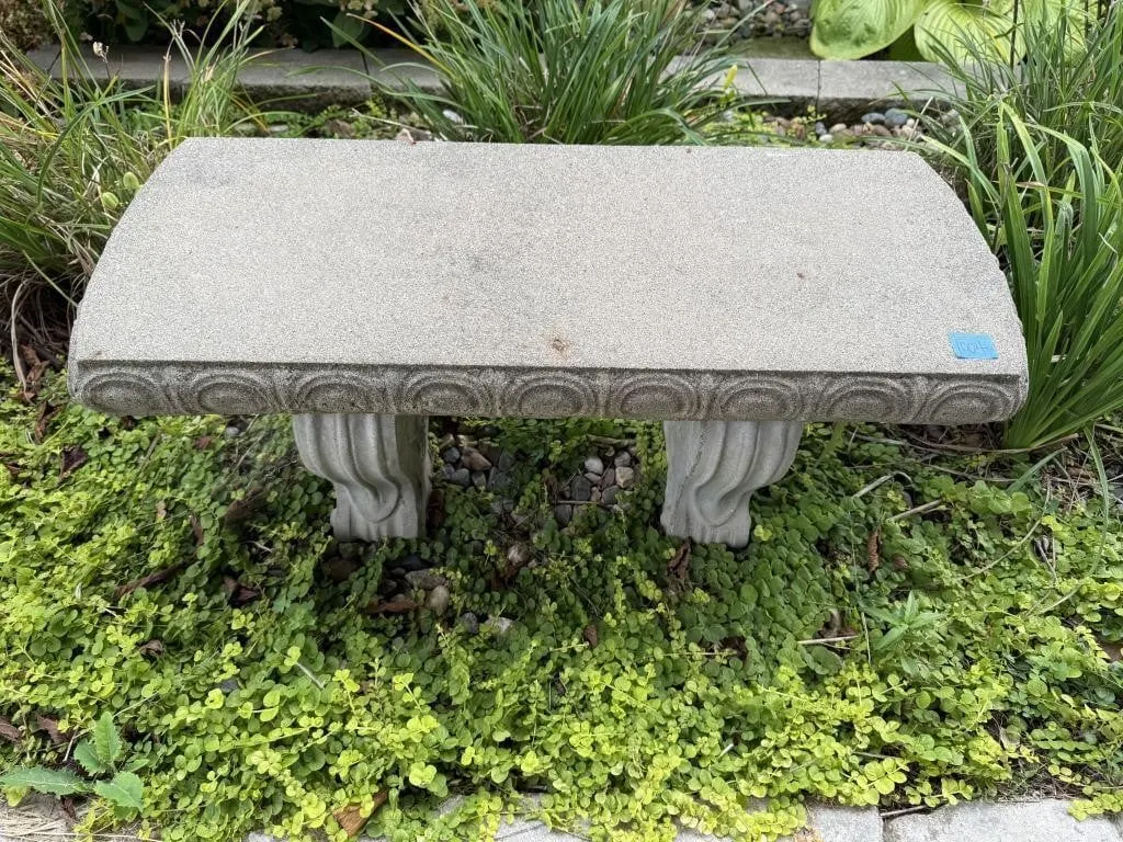 Concrete bench