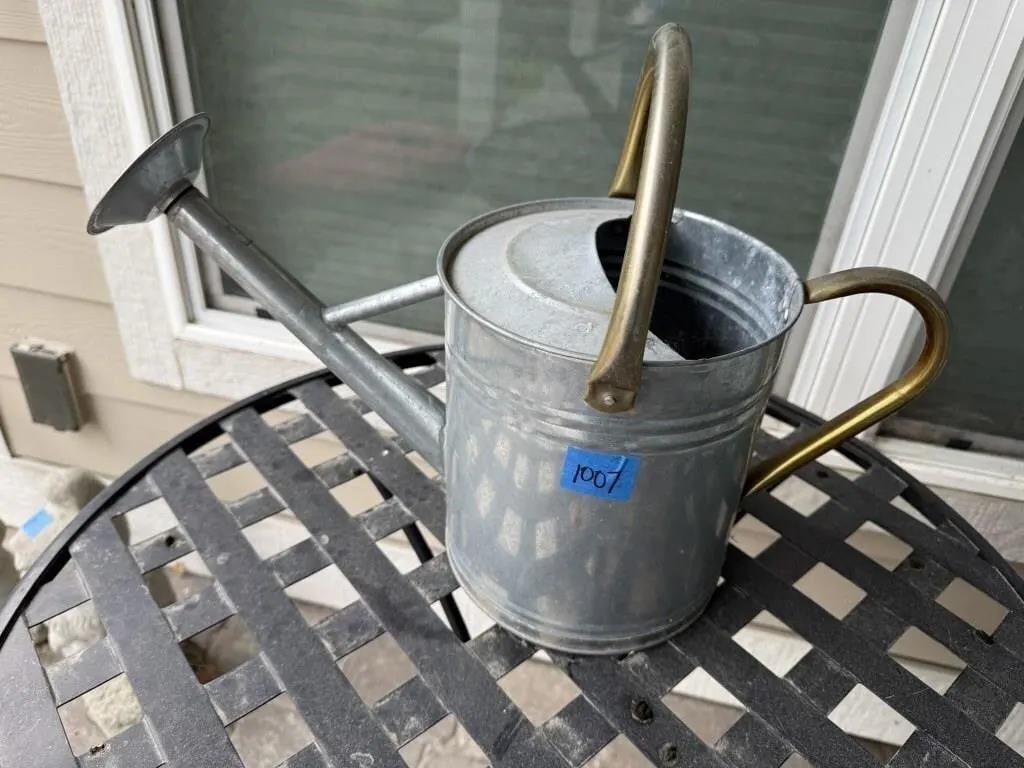 Metal watering can