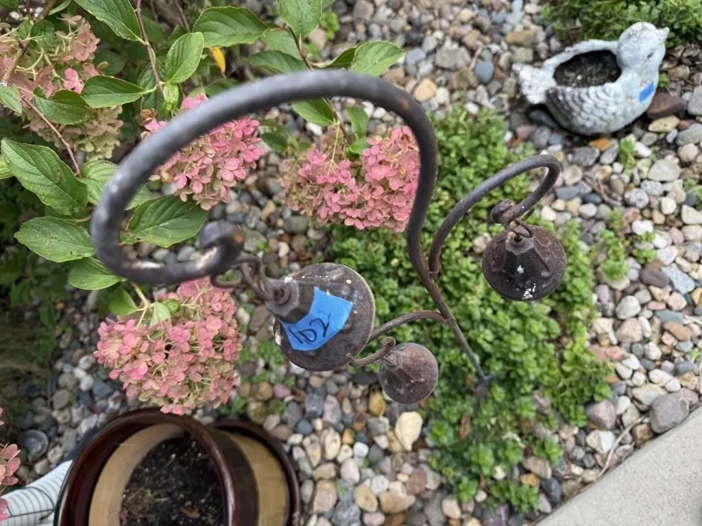 Windchime garden stake