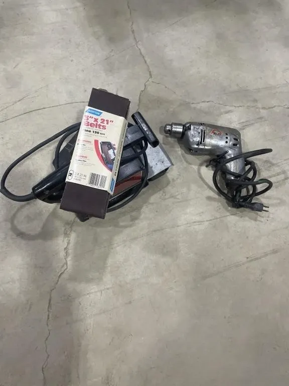 Elec Cratsman 3"x21" Belt Sander W/ Belt &