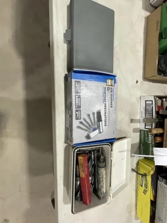 Drill Bits, Power Fist Long Barrel Air Hammer &