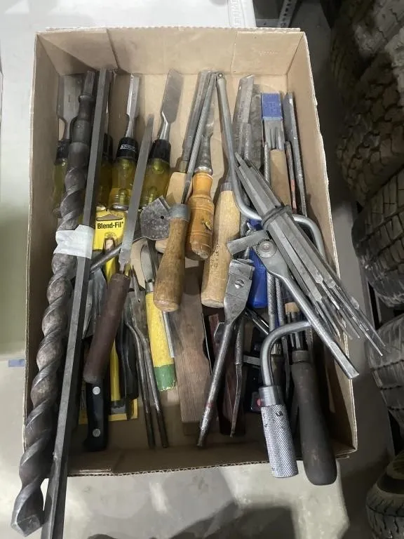 Fuller Chisels, Various File, Wood Drill Bits