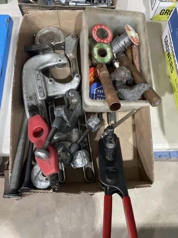 Rigid Pipe Cutter, 4-In-1 Plumbing Fitting Brush,