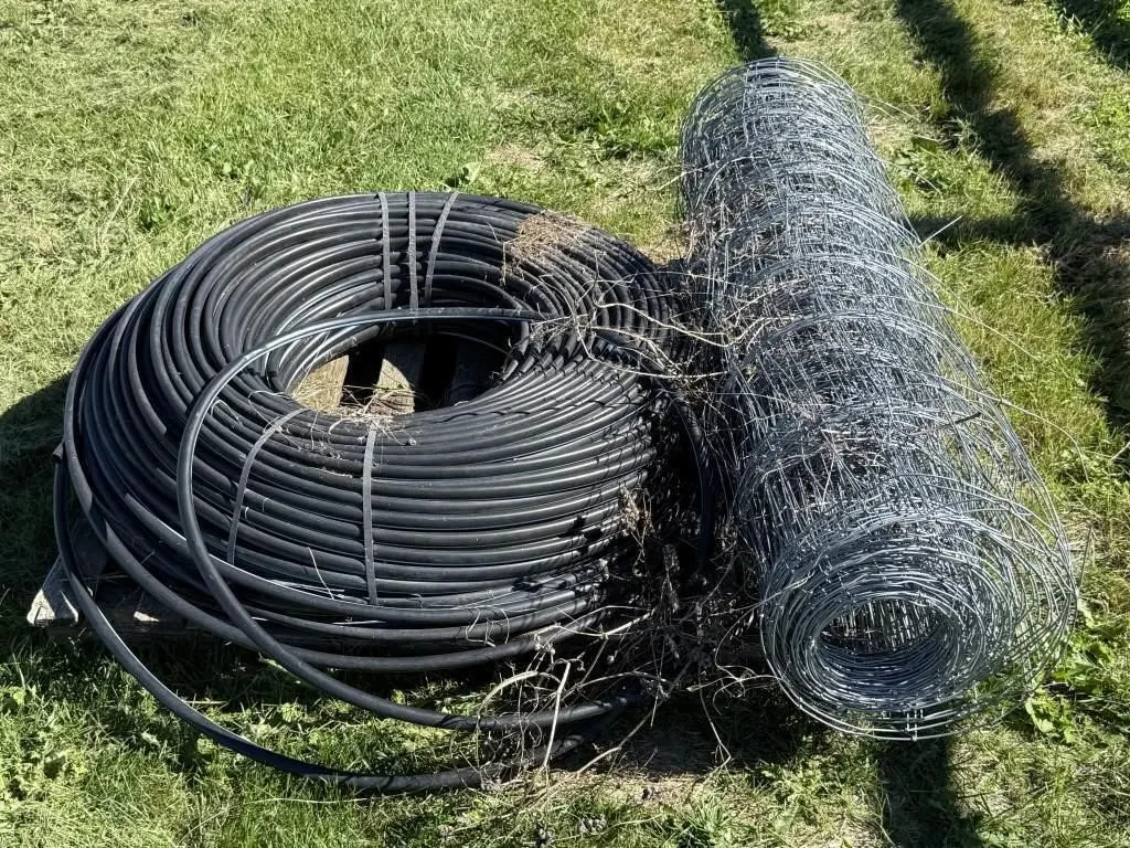 1/2" Black Water Pipe & Page Wire