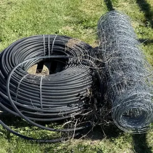 1/2" Black Water Pipe & Page Wire
