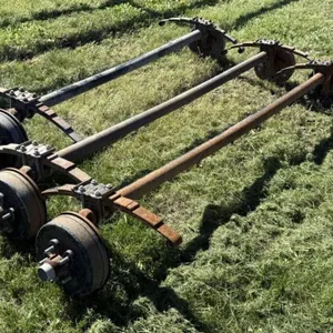 3 - 3500lb Used Spring Axles W/ 5 Bolt Hubs
