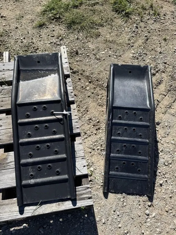Set of Black Car Ramps