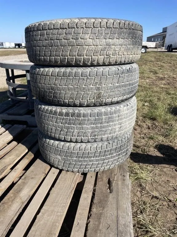 4 - Blizzak 155/65R13 Tires On Universal Rims