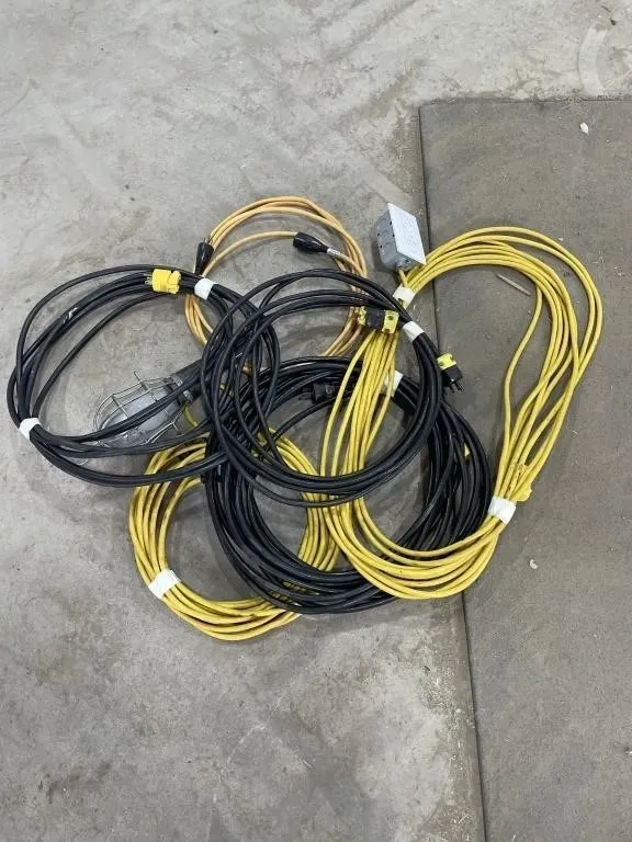 6 Various Lengths Ext Cords
