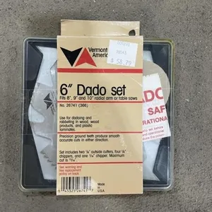 NEW 6" Dado Set