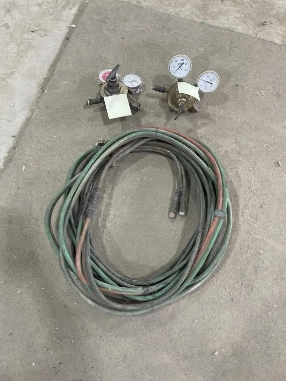 45' Welding Cutting Torch Hose W/ Quick Couplers