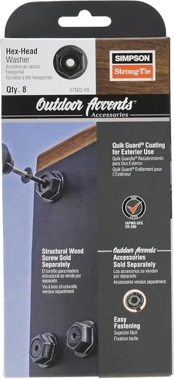 Simpson Strong-Tie STN22-R8-1" Outdoor Accents Het