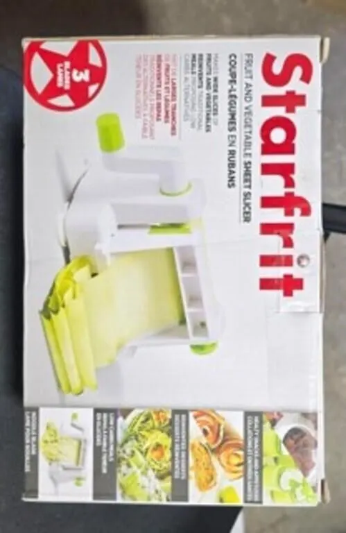 Starfrit Fruit and Vegetable Sheet Slicer, Noodler