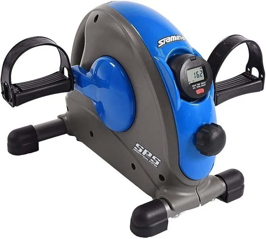Stamina Mini Exercise Bike with Smooth Pedal Sys