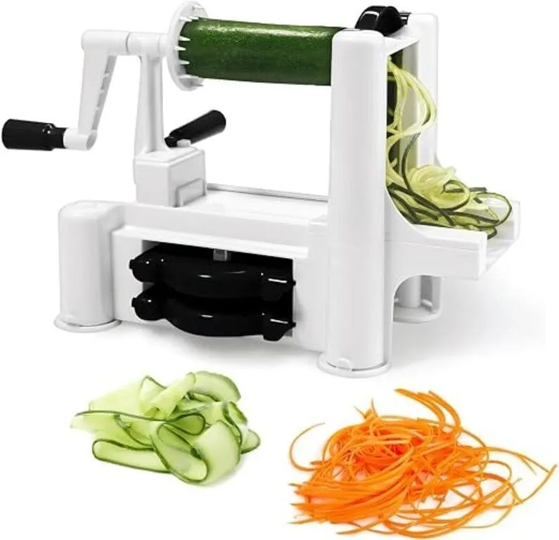 Starfrit Spiralizer, 4 Blades, Veggie Noodle Makee