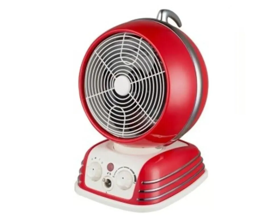 Modern Homes Retro Round Look 1500 W Heater Fan Ct