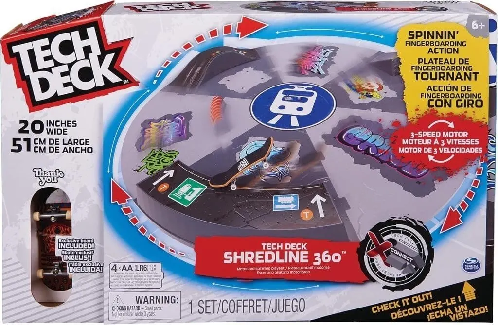 Tech Deck, Shredline 360 Motorized Skate Park, X-p