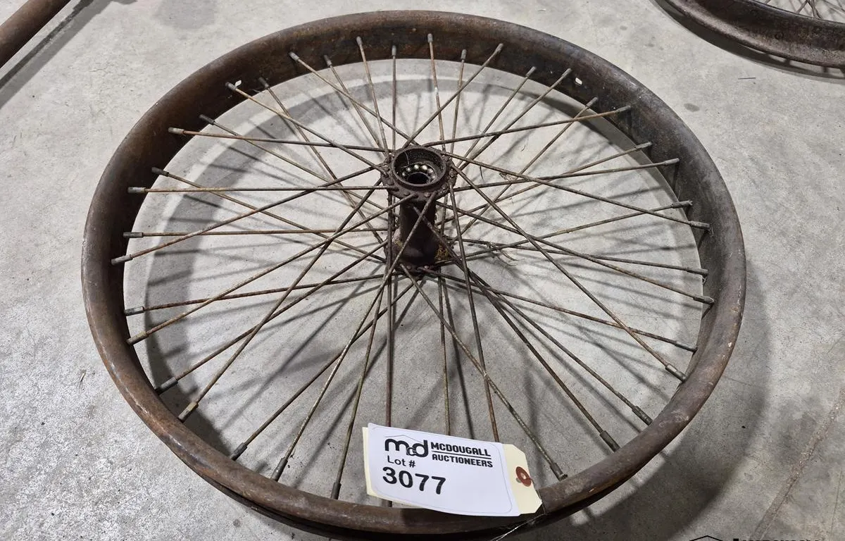 Teen Front Harley or Indian Wheel
UNRESERVED