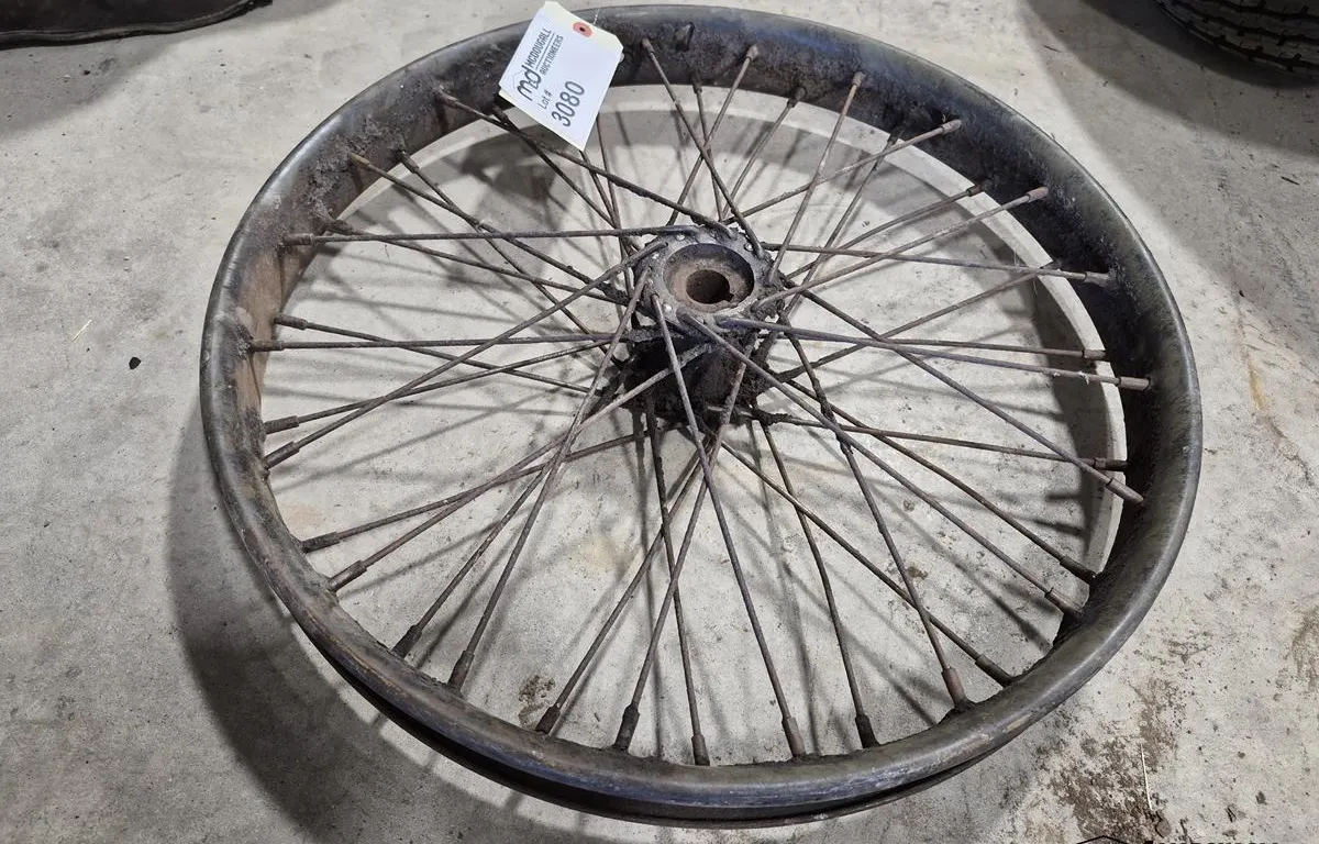 Teen Front Harley or Indian Wheel
UNRESERVED