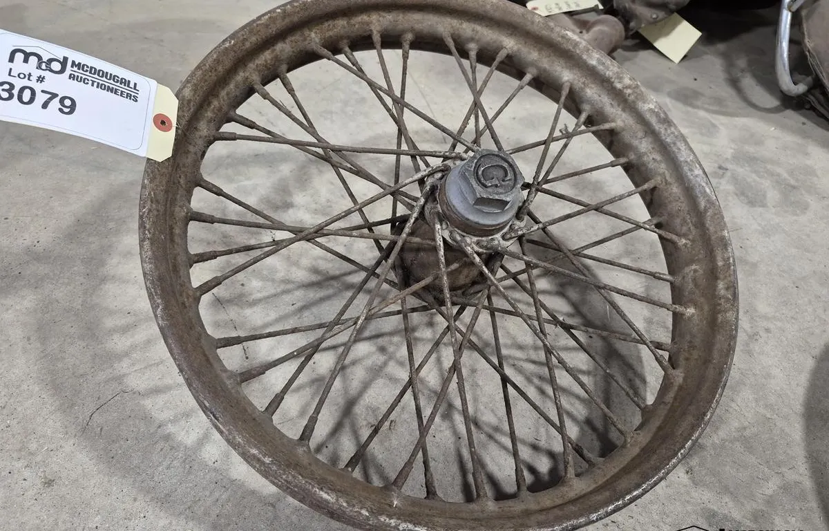 Goulding Sidecar Wheel Harley or Indian
UNRESERVED