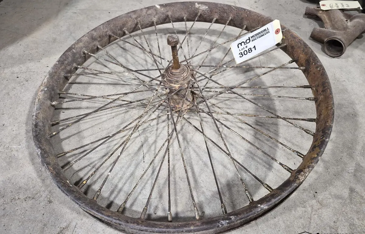 Teen Front Harley or Indian Wheel
UNRESERVED