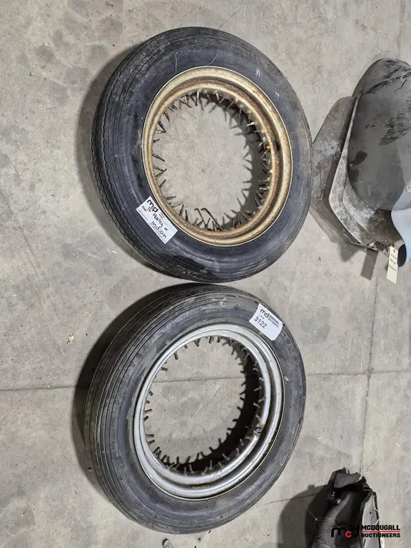 (2) 16" Harley Davidson or Indian Tires on Rims
UNRESERVED