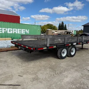 2018 Rainbow Excursion 20 ft deck-over flatdeck trailer. Tandem 7,000 lb axles.