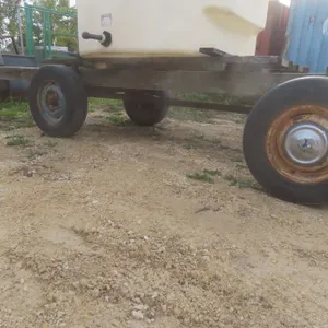 4-Wheel Farm Trailer w/ 14' Booms (Tank Not Included)