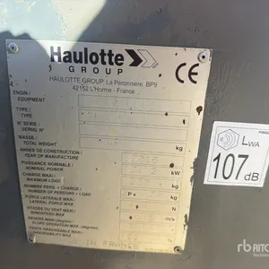 2013 Haulotte HA16PX Nacelle Articulee Articulating Boom Lift