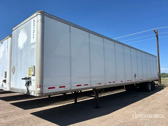 2002 Wabash DVCVHPC 53 ft x 102 in T/A Van Trailer
