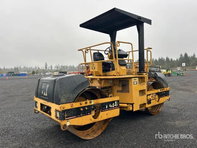 2002 Cat CB434C Double Drum Roller