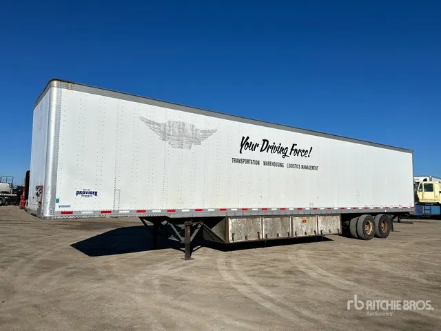2016 Vanguard 53 ft x 102 in T/A Van Trailer