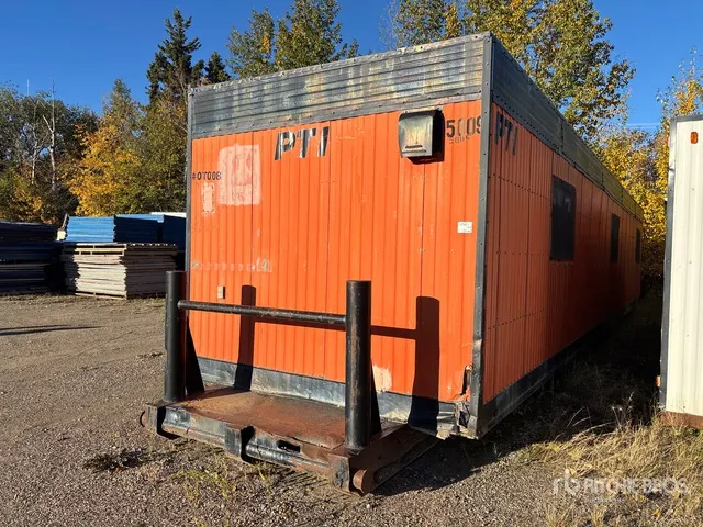 PTI 48 ft x 9 ft 10 in Skid-Mounted Mobile Office