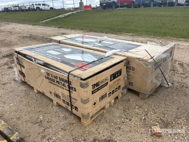 TMG MS3040 30 ft x 40 ft Double Garage Metal Shed (Unused)