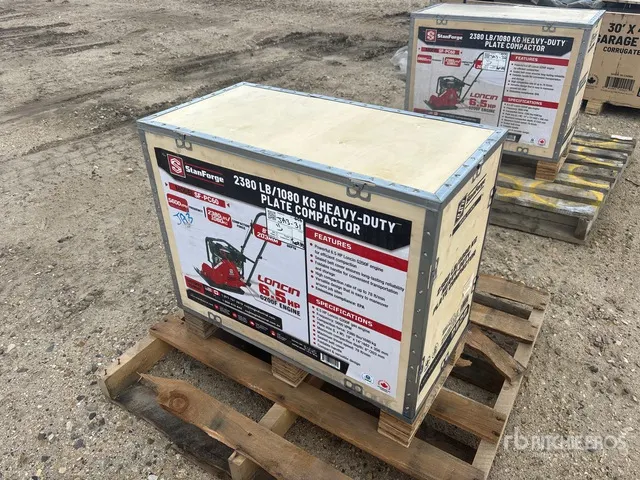 StanForge PC60 2380 lb Vibratory Plate Compactor (Unused)