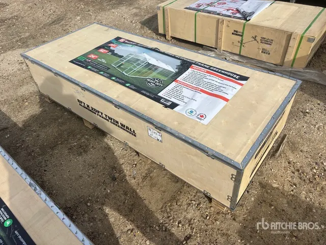 StanForge GH820 8 ft x 20 ft Aluminum Twin Wall Greenhouse (Unused)