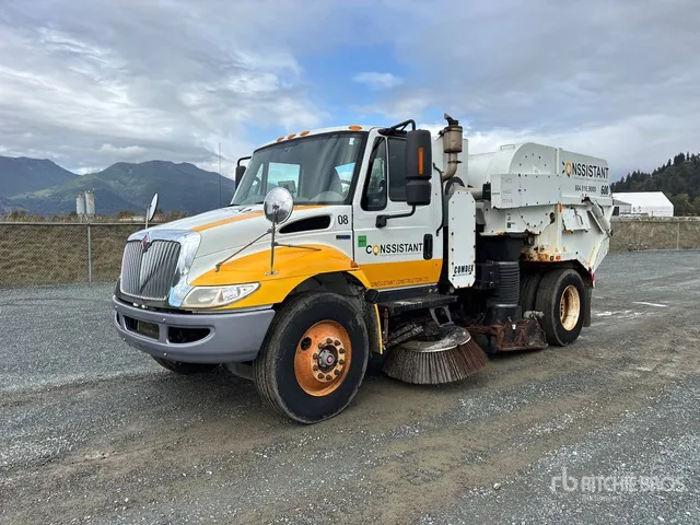 Tymco on 2015 International 4300M7 Sweeper Truck
