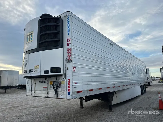 2016 Utility 3000R 53 ft x 102 in T/A Refrigerated Trailer