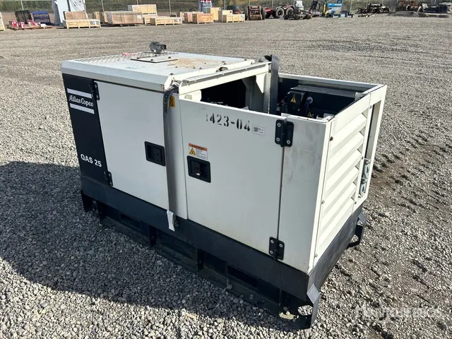 2014 Atlas Copco QAS25KD 20 kW Generator Set (Inoperable)