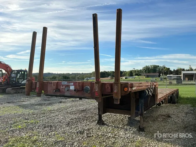 1993 Fontaine 48 ft T/A Spread Axle Step Deck Trailer