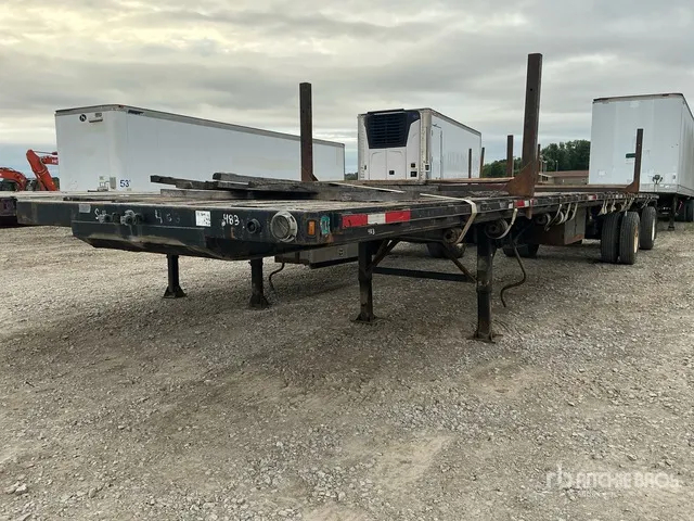 1999 Fruehauf 48 ft T/A Spread Axle Flatbed Trailer